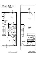 Deluxe Duplex 2 Bedroom / 2 Story Apartment in Grey Tennessee