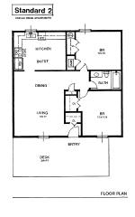 Apartment Rental Layout Spacious Living Oversized Closets